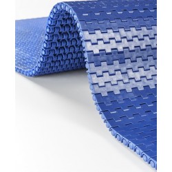 Tapis modulaires en plastique et pignons